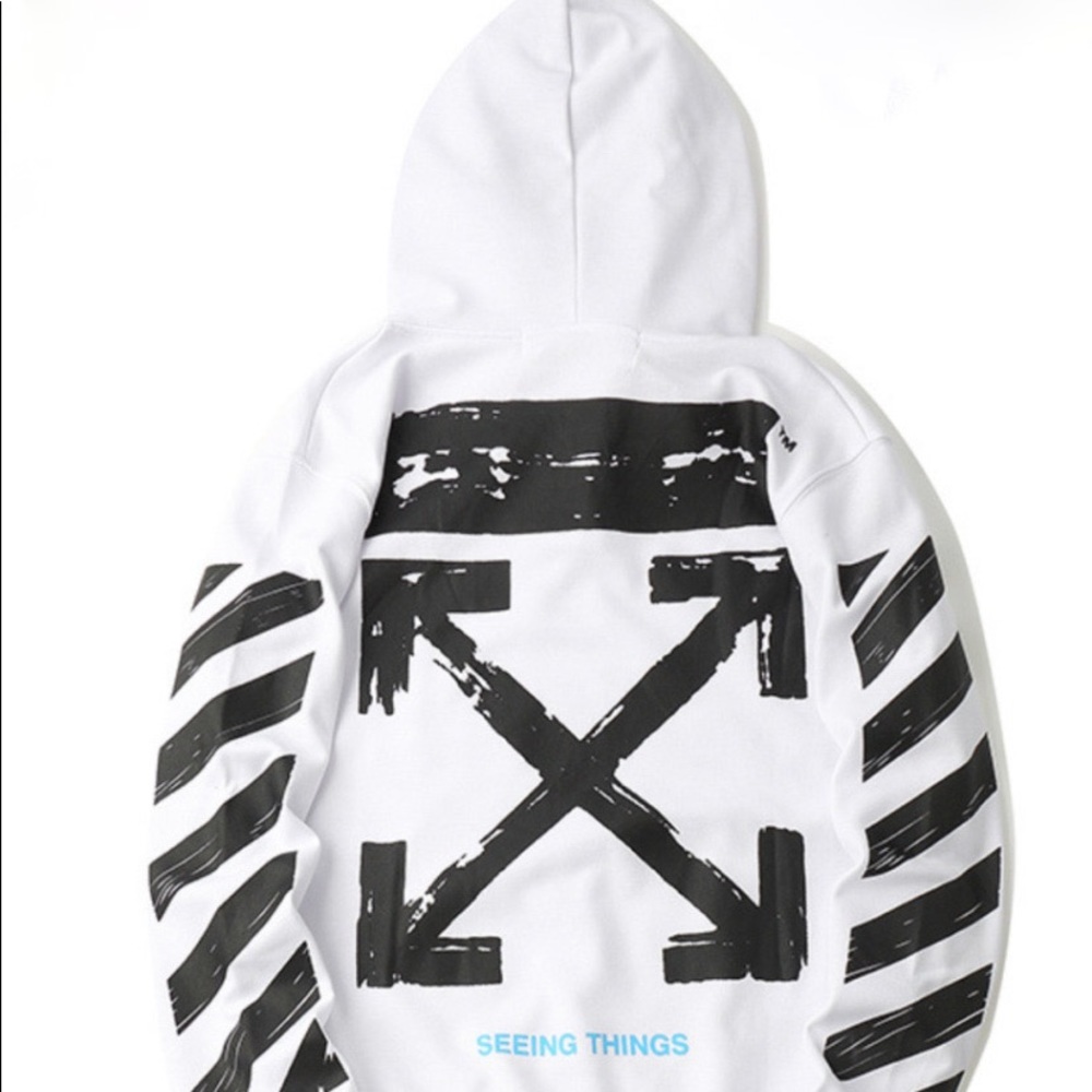 White Size Medium Off White Hoodie